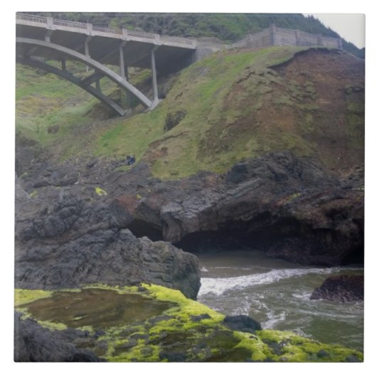 Cook's Chasm, Cape Perpetua, OF Tegeltje (Voorkant)
