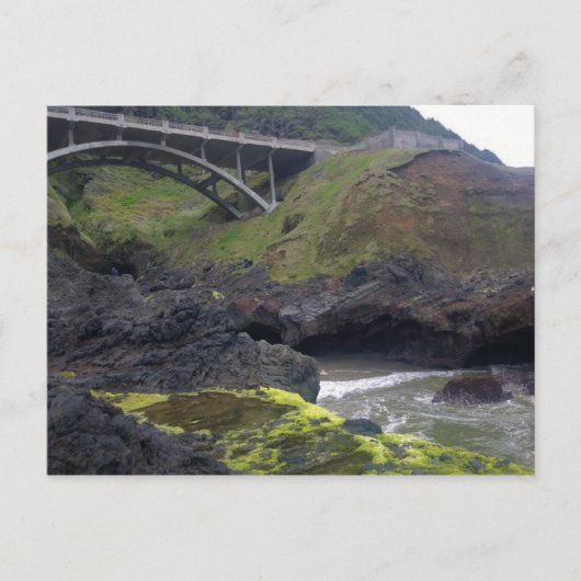 Cook's Chasm, Cape Perpetua, Oregon Briefkaart (Voorkant)