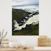 Cook's Chasm, Kaap Perpetua, Oregon kust Poster (Keuken)