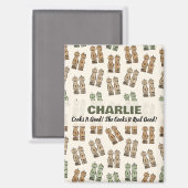 Cooks It Good Personalized  Magneet (Voorkant / Achterkant)