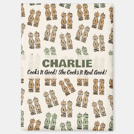 Cooks It Good Personalized  Magneet