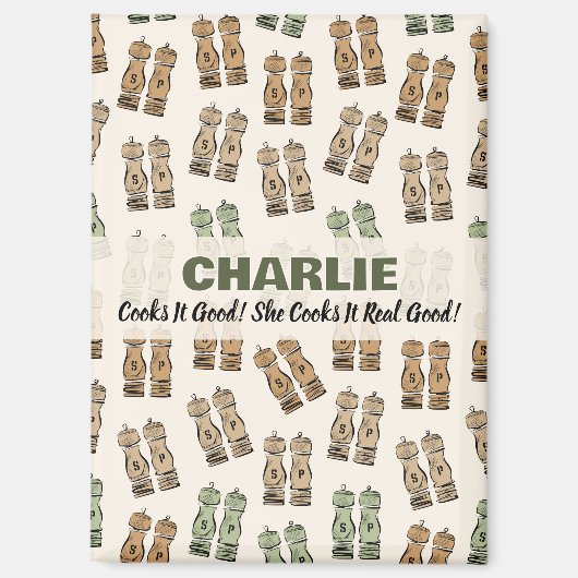 Cooks It Good Personalized  Magneet (Voorkant)