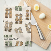 Cooks It Good Personalized  Theedoek (Quarter Fold)