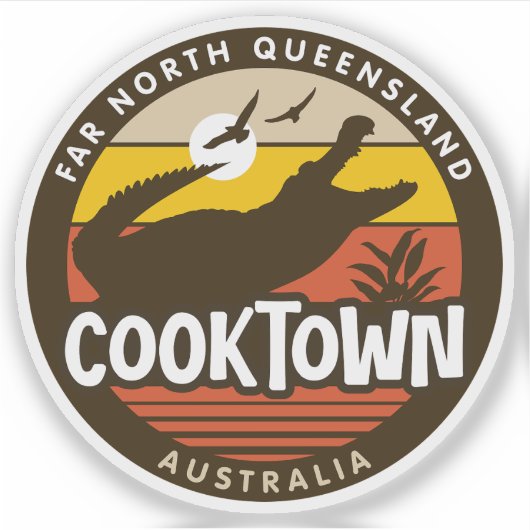 Cooktown, Queensland Australië Sticker (Voorkant)