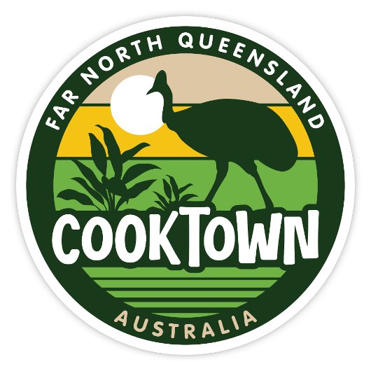 Cooktown, Queensland Australië Sticker