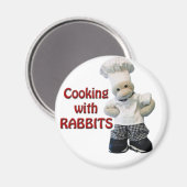 CookwifRabbits Koelkast Magneet (Voorkant / Achterkant)