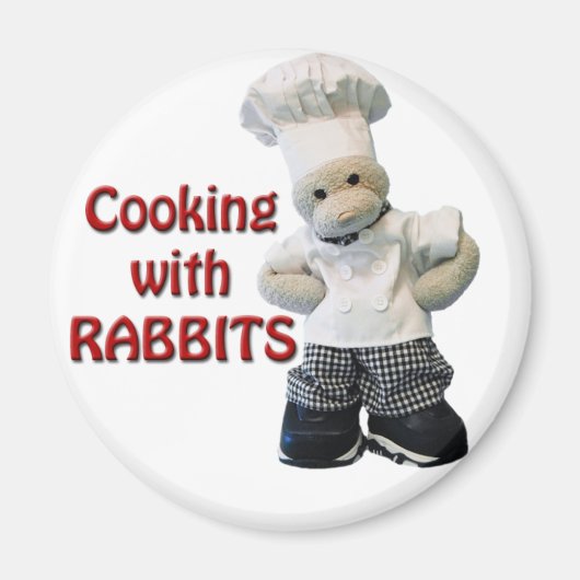 CookwifRabbits Koelkast Magneet (Voorkant)