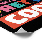 Cool 100 dagen van school 100th dag studenten jong poster (Hoek)