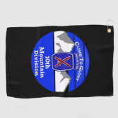 Cool 10e Bergdivisie “Klim naar roem” Golfhanddoek (Horizontaal)