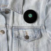 Cool 14-ball Veertien Pool Biljart Paint Splatte Ronde Button 5,7 Cm (In situ)