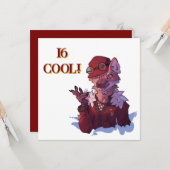 Cool 16, wolf kaart (Voorkant / Achterkant in situ)