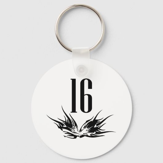 Cool 16th Birthday Gift Sleutelhanger (Voorkant)