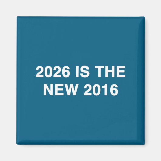 Cool 2016 Cadeau Grote Tekst Gen Magneet (Voorkant)