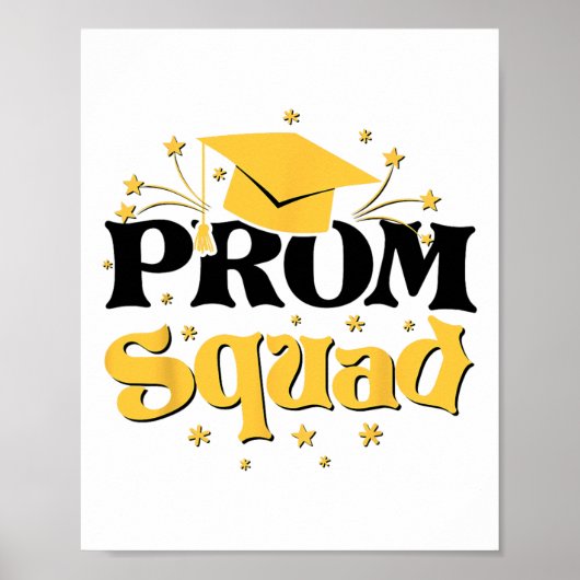 Cool 2025 Prom Squad CL van 2025 Afstuderen Matchi Poster (Voorkant)