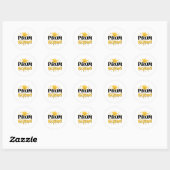 Cool 2025 Prom Squad CL van 2025 Afstuderen Matchi Ronde Sticker (Vel)