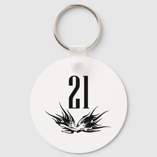 Cool 21st Birthday Gift Sleutelhanger (Voorkant)