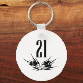 Cool 21st Birthday Gift Sleutelhanger (Voorkant)