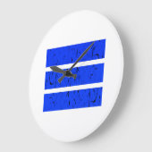 Cool 3-lijnsymbool | Uniformiteit en harmonie kleu Grote Klok (Hoek)