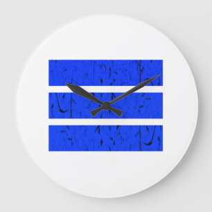 Cool 3-lijnsymbool   Uniformiteit en harmonie kleu Grote Klok