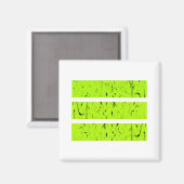 Cool 3-lijnsymbool | Uniformiteit en harmonie kleu Magneet (Voorkant / Achterkant)