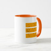 Cool 3-lijnsymbool | Uniformiteit en harmonie kleu Mok (Voorkant rechts)