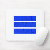 Cool 3-lijnsymbool | Uniformiteit en harmonie kleu Muismat (Met muis)