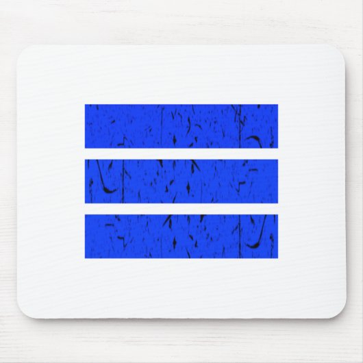 Cool 3-lijnsymbool | Uniformiteit en harmonie kleu Muismat (Voorkant)