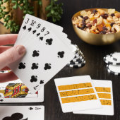 Cool 3-lijnsymbool | Uniformiteit en harmonie kleu Pokerkaarten (Insitu)