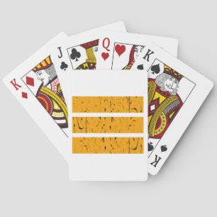 Cool 3-lijnsymbool Uniformiteit en harmonie kleu Pokerkaarten