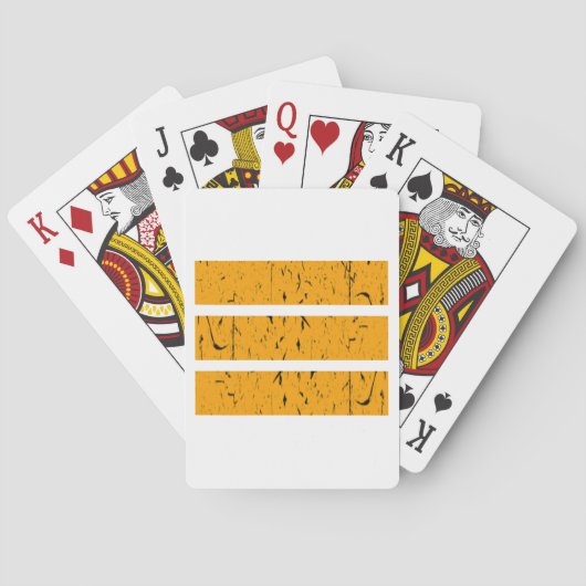 Cool 3-lijnsymbool | Uniformiteit en harmonie kleu Pokerkaarten (Achterkant)
