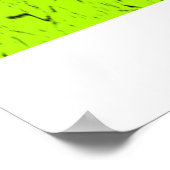 Cool 3-lijnsymbool | Uniformiteit en harmonie kleu Poster (Hoek)