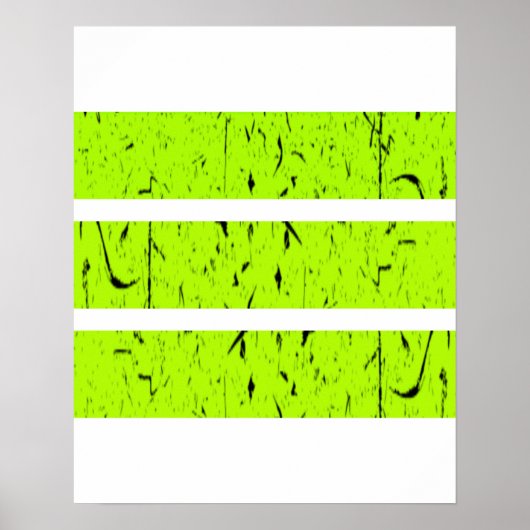 Cool 3-lijnsymbool | Uniformiteit en harmonie kleu Poster (Voorkant)