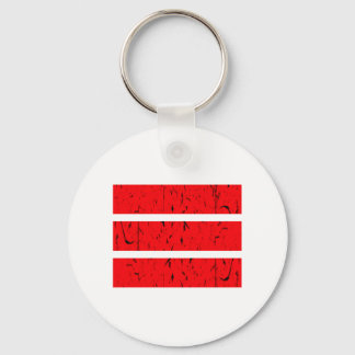 Cool 3-lijnsymbool | Uniformiteit en harmonie kleu Sleutelhanger