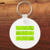 Cool 3-lijnsymbool | Uniformiteit en harmonie kleu Sleutelhanger (Voorkant)