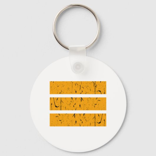 Cool 3-lijnsymbool | Uniformiteit en harmonie kleu Sleutelhanger (Voorkant)