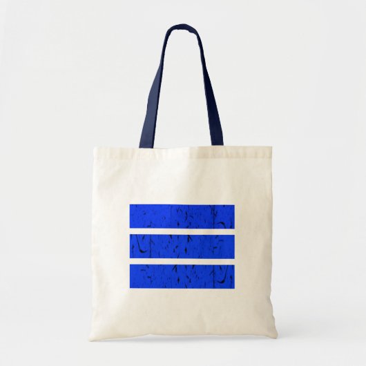 Cool 3-lijnsymbool | Uniformiteit en harmonie kleu Tote Bag (Voorkant)