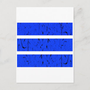 Cool 3 Lijnsymbool Uniformiteit & Harmonie Kleur Briefkaart
