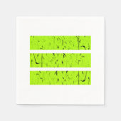 Cool 3 Lijnsymbool | Uniformiteit & Harmonie Kleur Servet (Voorkant)