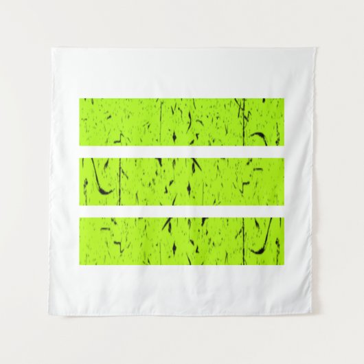 Cool 3 Lijnsymbool | Uniformiteit & Harmonie Kleur Wandkleed (Voorkant)