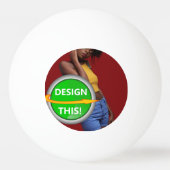 COOL! 3 Sterren Ping Pong Ball - Wit - Aangepast (Voorkant)