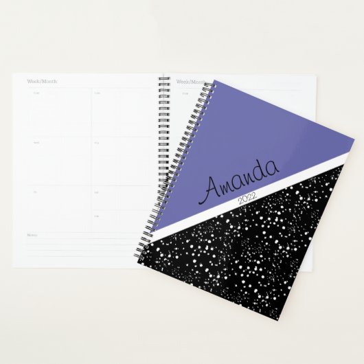 Cool 3-tone ontwerp gepersonaliseerd, aangepast ja planner (Display)