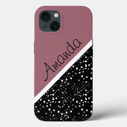 Cool 3-tone ontwerp gepersonaliseerd Case-Mate iPhone case (Achterkant)