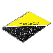 Cool 3-tone ontwerp gepersonaliseerd notitieboek (Linkerzijde)