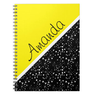 Cool 3-tone ontwerp gepersonaliseerd notitieboek