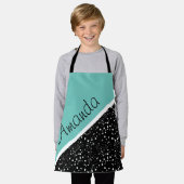 Cool 3-tone ontwerp gepersonaliseerd schort (Gedragen)