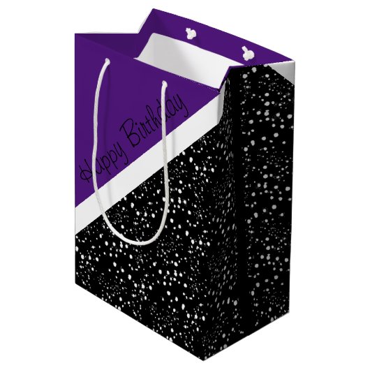 Cool 3-toonontwerp, aangepast aangepast medium cad medium cadeauzakje (Achterkant Gekanteld)