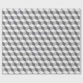 Cool 3D-effect kubieke omlooppapier Cadeaupapier (Vlak)