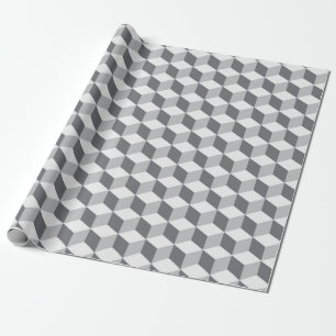 Cool 3D-effect kubieke omlooppapier Cadeaupapier