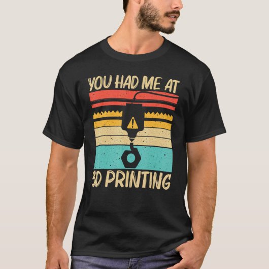 Cool 3D-print voor mannen vrouwen 3D-printer Afd T-shirt (Voorkant)