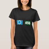 Cool 456 Code Number O Say Yes Illustration Graphi T-shirt (Voorkant)
